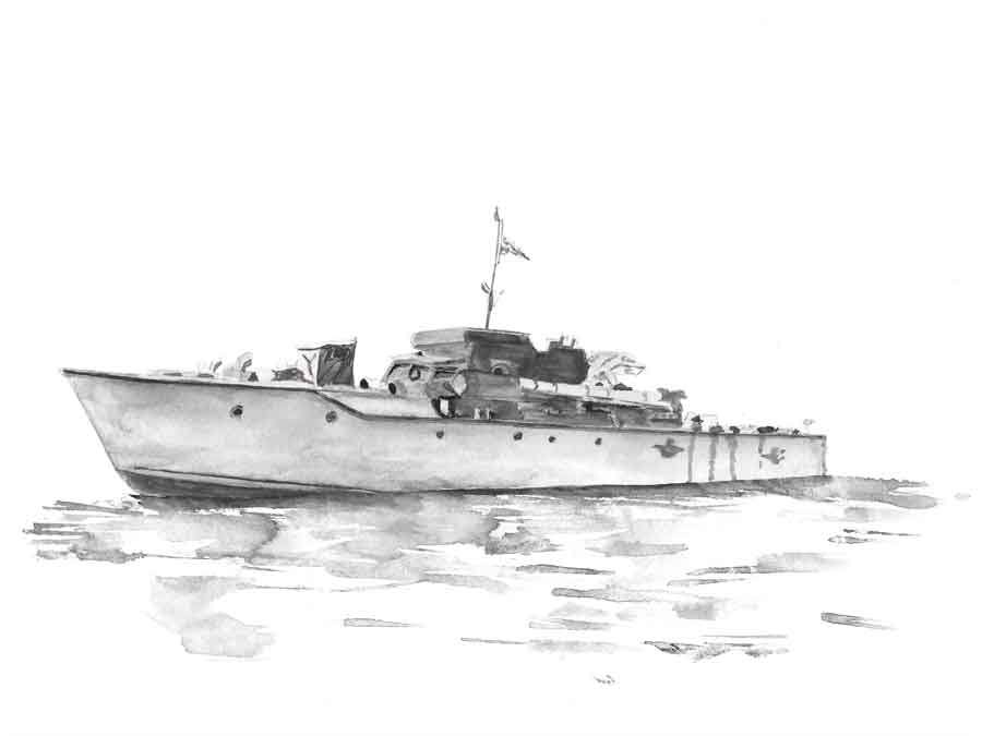 Motor Torpedo Boat MTB painted by LiMMA member Paul Williams Motor Torpedo Boat MTB painted by LiMMA member Paul Williams