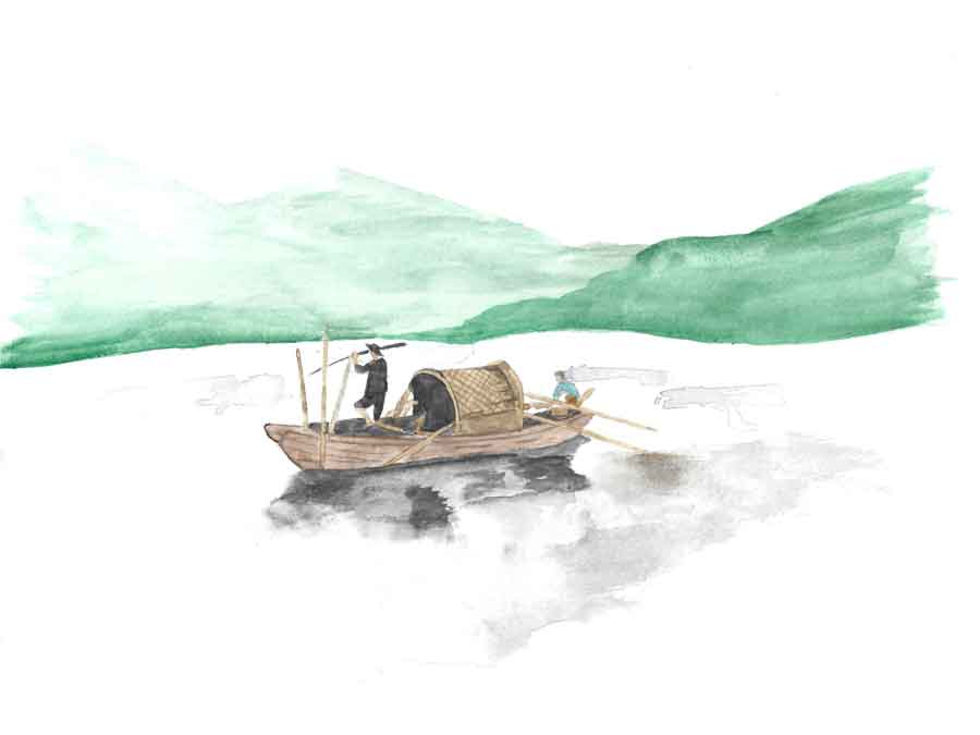 Chinese fishing boat painted by LiMMA member Paul Williams. Chinese fishing boat painted by LiMMA member Paul Williams.