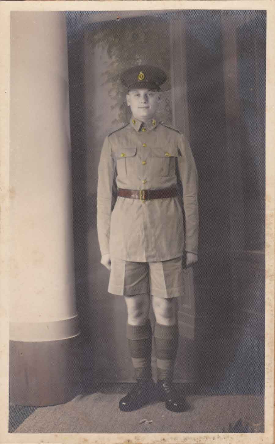 Christopher Warren pictured in Hong Kong 7th May 1940