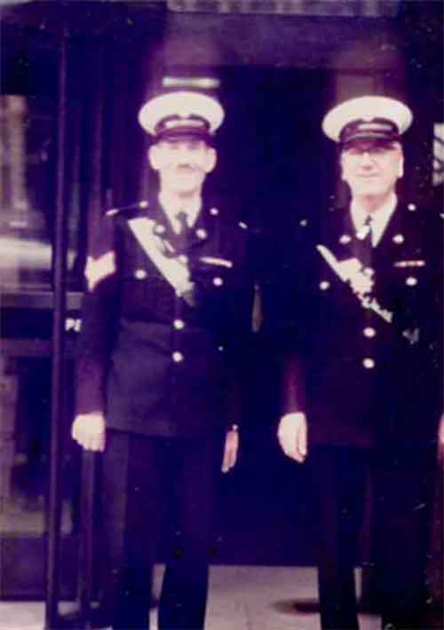 Albert Morris (right) 