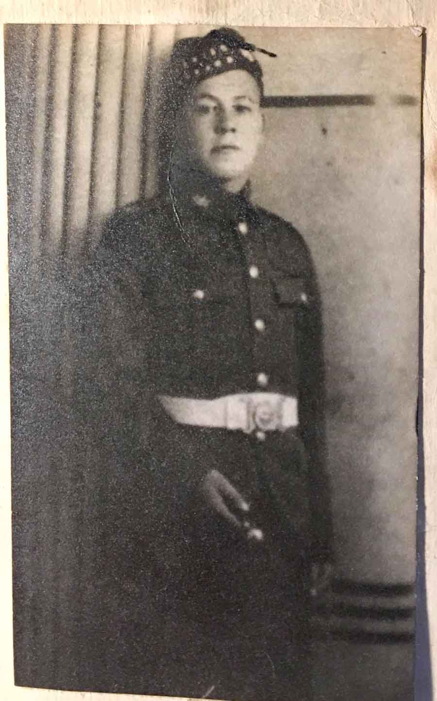 Private (Drummer) John Borg of the  2nd Battalion Royal Scots, survivor of the Lisbon Maru sinking