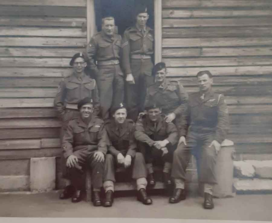 George Edmond Wilkinson, survivor of the sinking of the Lisbon Maru. Can you identify the other men in this picture?