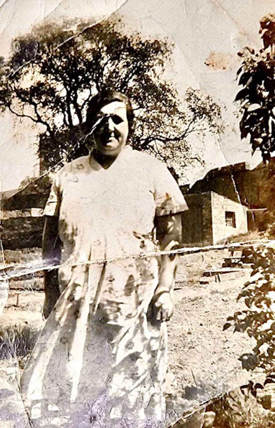 Peter Burnett's mother Mary. Peter Burnett of the 2nd Battalion Royal Scots, lost in the sinking of the Lisbon Maru