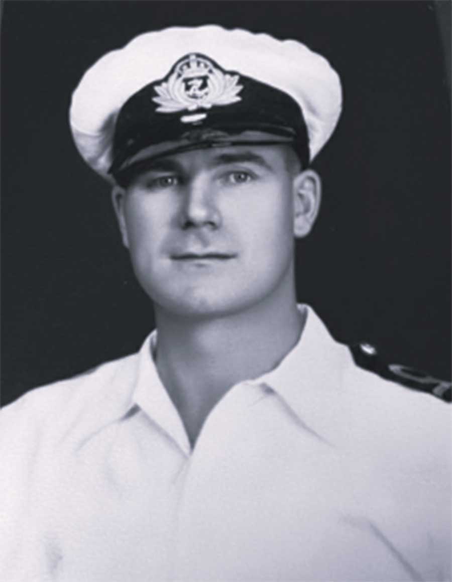 John Seaby Warrant Officer of the Hong Kong Royal Naval Volunteer Reserve, survivor of the sinking of the Lisbon Maru.