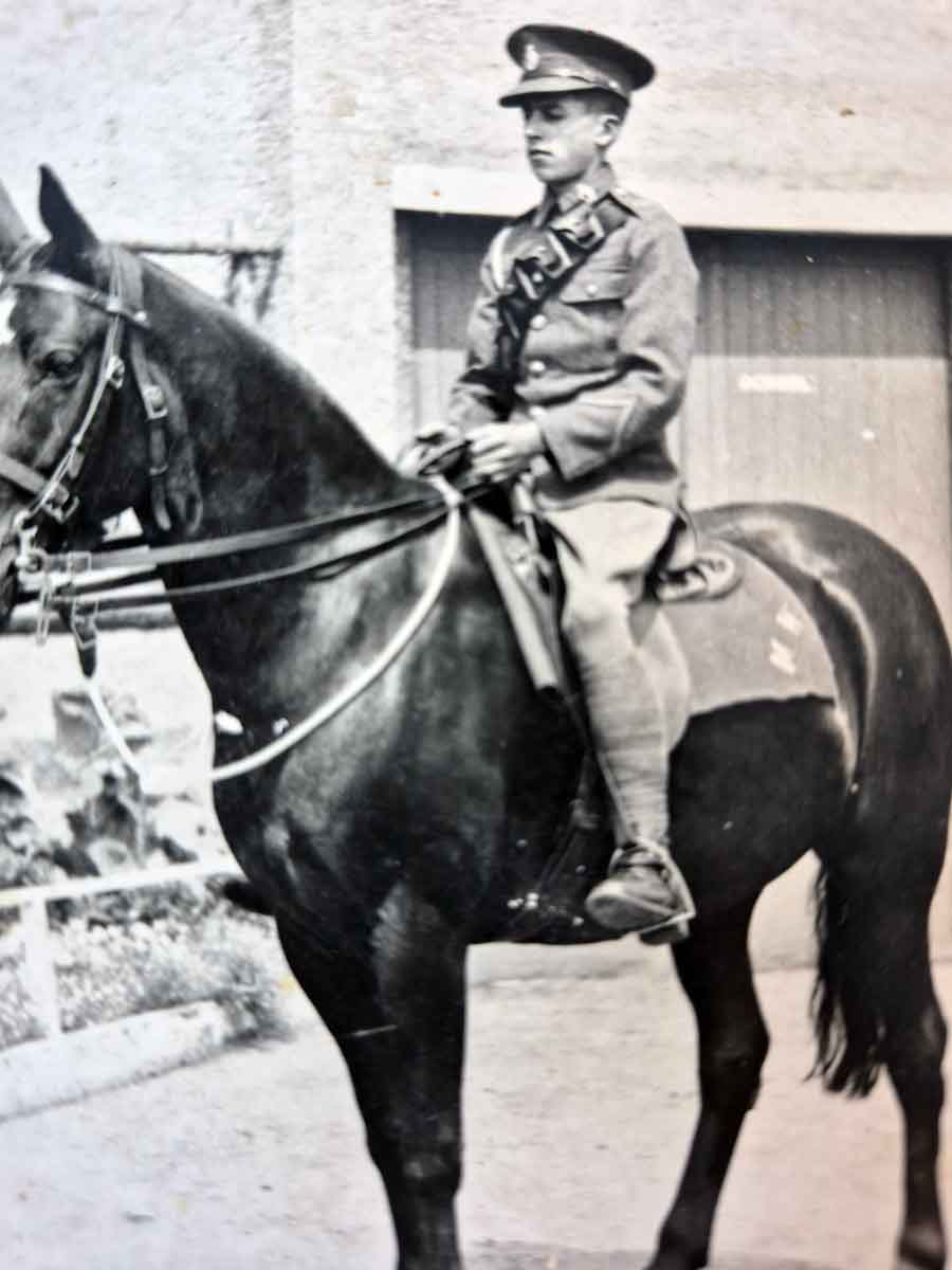 Kenneth Edward Whittenham age 14, a boy soldier. Kenneth survived the sinking of the Lisbon Maru