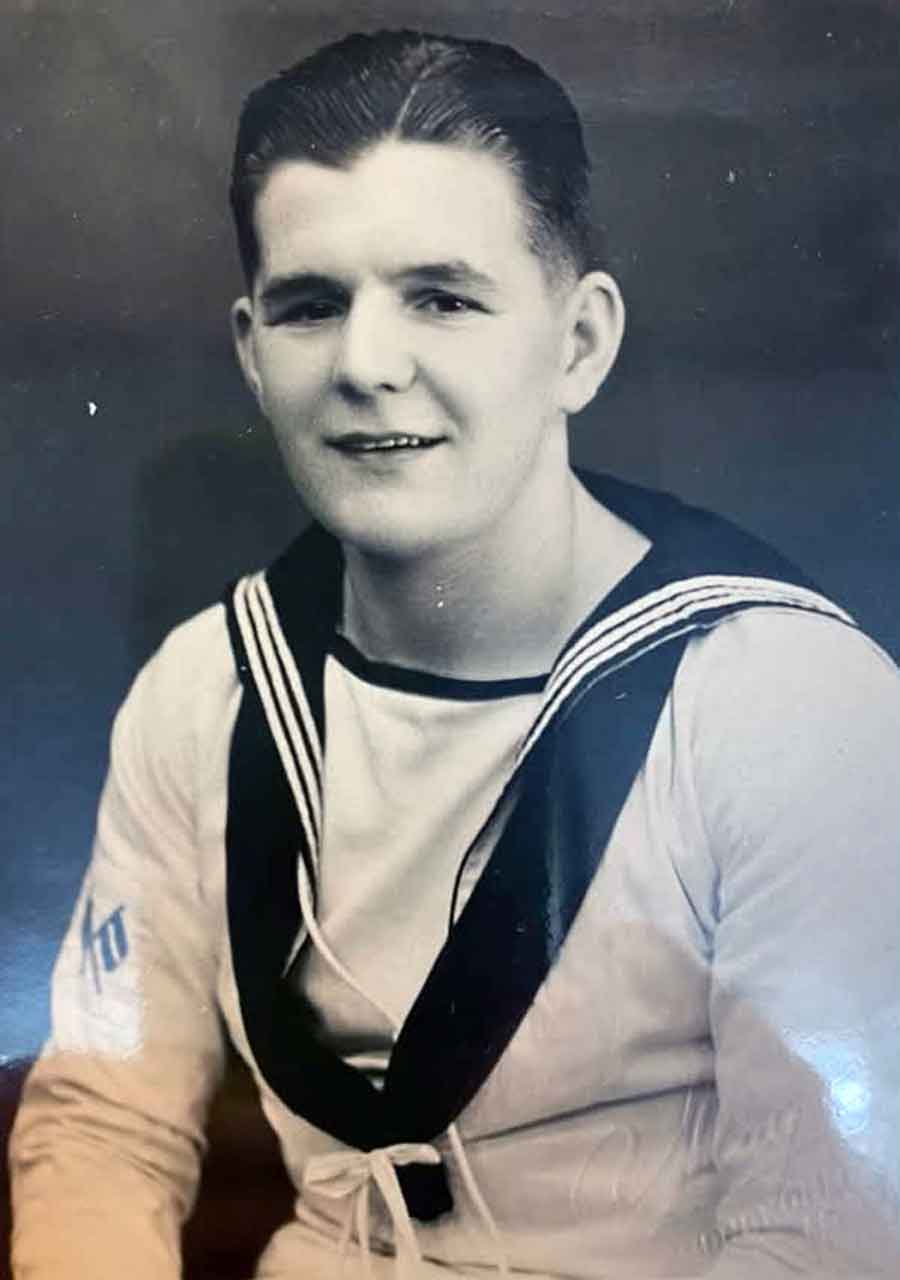 Albert Louis Fisher Yeoman of Signals of the Royal Navy, lost in the sinking of the Lisbon Maru.